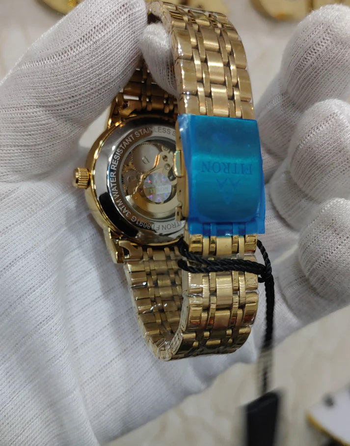 Fitron Automatic Stainless Steel Chain Watch