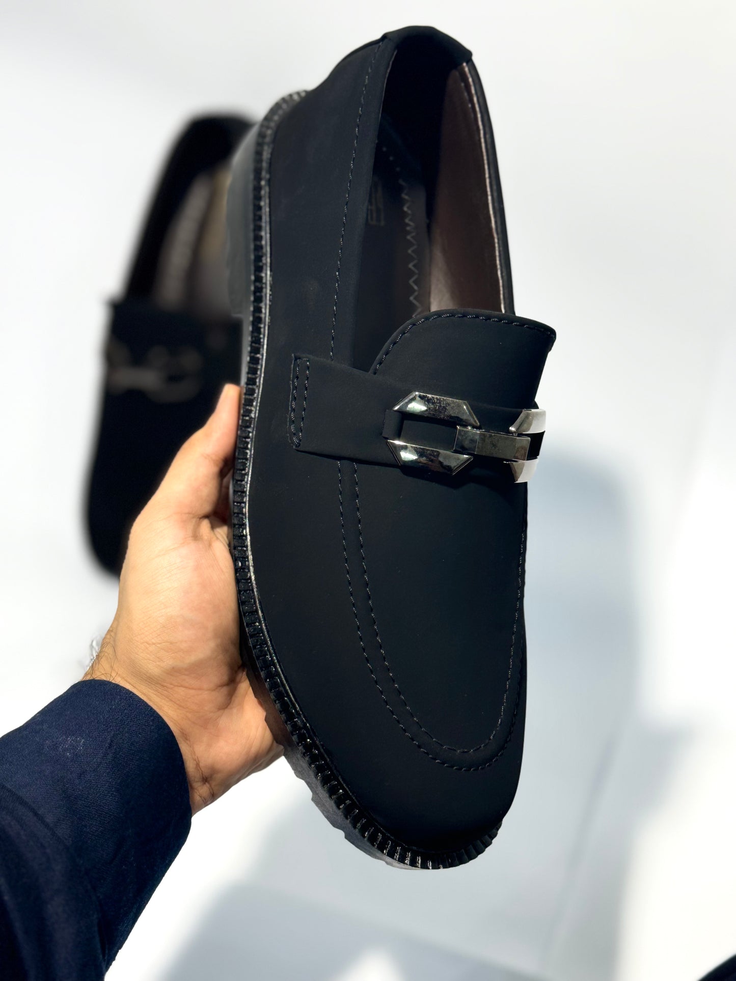 Matte Black Formal Shoes