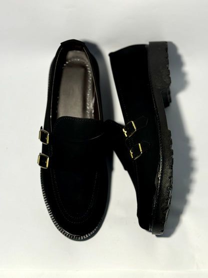 Matte Black Formal Shoes SL03