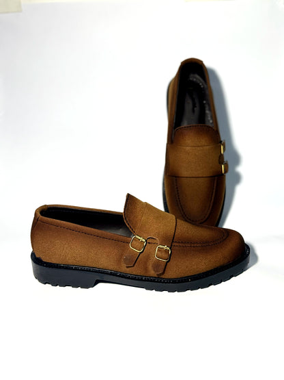 Matte Brown Formal Shoes SL01