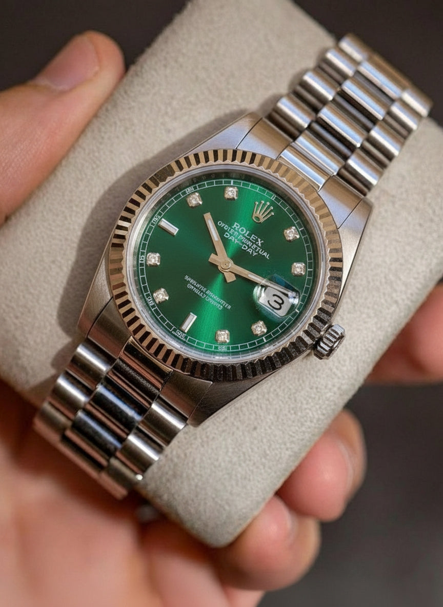 Rolex Day-Date Presidential – Emerald Green Diamond Dial